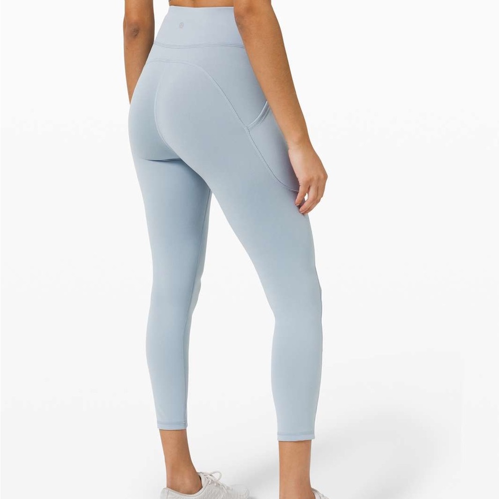 Lululemon Athletica Invigorate High Rise Tight 25” Chambray